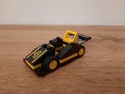 Lego 1631 Czarna Wyścigówka (1990 r.). Komplet 100%