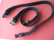 2 x pas wojskowy parciany czarny. wysyłka w cenie.