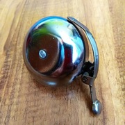 Dzwonek rowerowy retro vintage chromowana stal żadnego plastiku