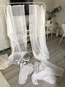 zestaw 4 szt firan Ikea +świecznik + ozdoba