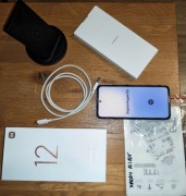 Xiaomi 12 8/256 ładowarka indukcyjna, kabel i zestaw folii 