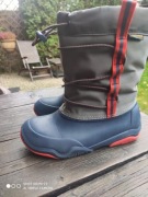 Crocs ocieplane kalosze j3, wkładka 22,5 cm