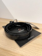 Pasek skórzany Próchnik skóra naturalna 100cm czarny nowy