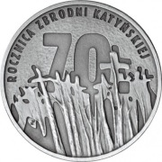 Moneta 10 zł 70. rocznica zbrodni katyńskiej