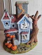 Lampion Halloween domek świecznik