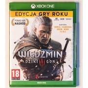 Wiedźmin Dziki Gon na Xbox One pudełko