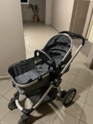 Wózek dziecięcy 2w1 Mini Grand gondola spacerówka szary