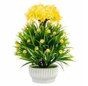 Sztuczne kwiaty wiosenne w doniczce