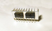 2 prostowniki 10A D10XB60H na radiatorze Wylut