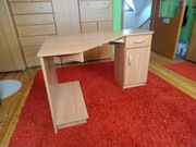 Biurko Narożne Brązowe