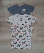 3x Bluzeczka Bluzka Koszulka Dla Chłopca H&M r. 98