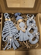 ozdoby choinkowe z makramy