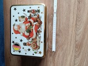 Metalowa puszka Mikołaj ozdoba 