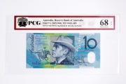 Australia 10 dolarów z 2007 roku grading PCG Superb Gem UNC 68 PP 