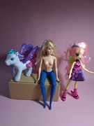 Zestaw zabawek dla dziewczynki  - Barbie i inne , cena za 3 szt.