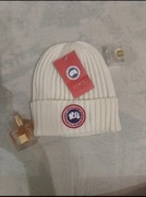 Czapka biała canada goose z metką swag