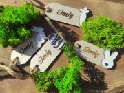 Zawieszki personalizowane Wielkanoc Winietki