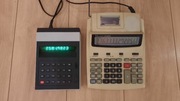kalkulator ELWRO i kalkulator z drukarką Vector LP-203TS, PRL