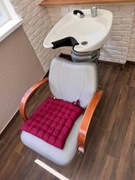 Myjka fryzjerska / fotel / witrynka