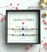 Bransoletki z kamieni naturalnych dla mamy i córki 