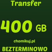 Transfer 400 GB chomikuj bezterminowo