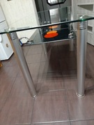 Stół szklany podwójny 