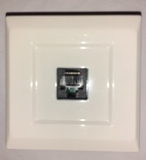 Gniazdo komputerowe pojedyncze GKP-18F5 01 białe SCHNEIDER- ELDA Forum