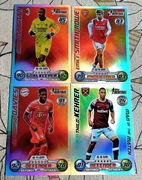 Zestaw 4 odblaskowych kart z serii Topps Heritage 