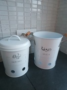 Blaszane pojemniki na warzywa 