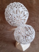 BOMBKI SZYDEŁKOWE RĘCZNIE ROBIONE 2 szt (19) 