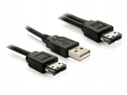Kabel eSATAp <---> eSATA + USB A Delock 84387