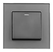 16A 1-kanałowy 1-drożny przełącznik ścienny 110V-240V, szary