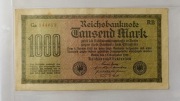 BANKNOT NIEMCY 1000 MARK MAREK REICHSBANKNOTE 1922