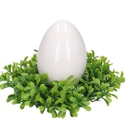 Jajko ceramiczne 10 cm. BIAŁE 
