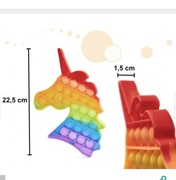 Zabawka sensoryczna Push Bubble Pop It jednorożec