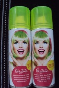 Fluorescencyjny  spray farba do włosów ZIELONA