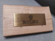 Grawer na mosiądzu "Rolex"