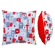 Poszewka 40x40 cm Misie wesołe Las - Bawełna