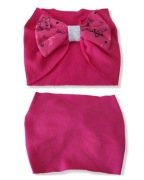 Turban dziecięcy z kokardą 