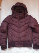 Kurtka zimowa Diverse, rozmiar S, kolor czekoladowy, odpinane futerko