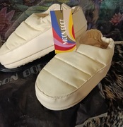 Moon Boot Klapki Logo Mules, kremowe, rozmiar 39/40