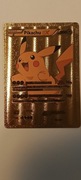 Złota karta Pokemon TCG Pokemon Pikachu