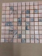 Mozaika z kamienia naturalnego Onyks różowo szary 30x30cm