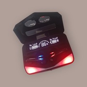 Słuchawki Earphone Black z wyświetlaczem 