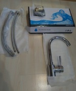 Bateria kuchenna zlewozmywakowa chromoniklowa Miló