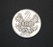 2zł Jagody1958zł Alum.śr.27mm,w.2,7g,stan b.dobry