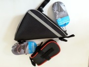 ZESTAW 2 SASZETEK DO ROWERU RAMA+POD SIODEŁKO NOWE