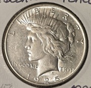 1 dolar Peace 1925r., USA, N:10.199.000szt, M: Filadelfia, Ag900