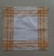 chusteczka do nosa kratka bawełna PRL