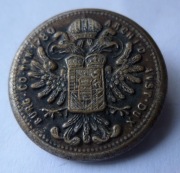 Stary guzik Austro-Węgry.Wzór 1780-mundurowy